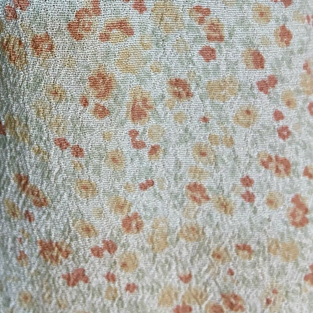 Brandy Melville Cream and Orange Floral Dress - Picture 5 of 7
